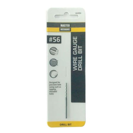 Swivel Master Mechanic No.56 Wire Gauge Number Drill Bit - Black - 1-3/4in. SW3855521